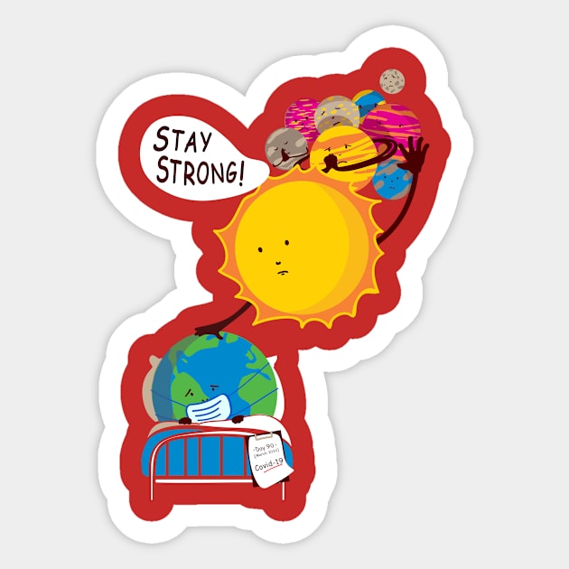 Stay Strong! Sticker by jemae